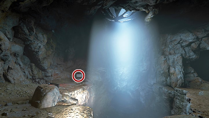 グロット洞窟群にあるNEROの調査現場