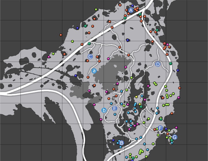 FF15体験版のダスカ地方のマップ