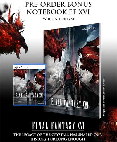 Final Fantasy XVI 予約アジアの店舗特典『ノートブックB5』