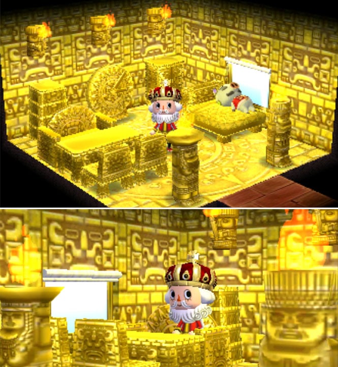 豪華なゴールドばかりの黃金部屋