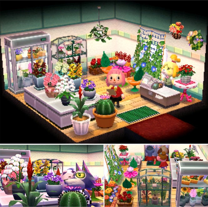 売り場の花屋
