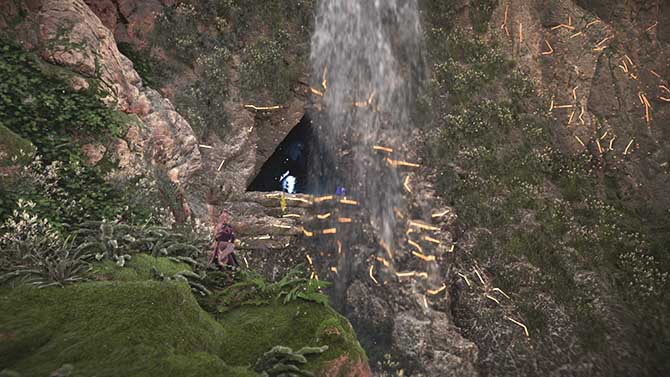 機械炉の別の入口の洞窟
