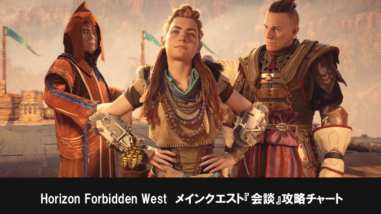 Horizon Forbidden Westのメインクエスト『会談』攻略チャート