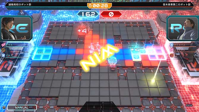 REロボコンテスト決勝T2回戦で笹木高専第二ロボット部の対戦