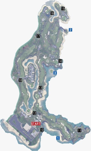 カナロアビーチG.R.-INの釣り場マップ
