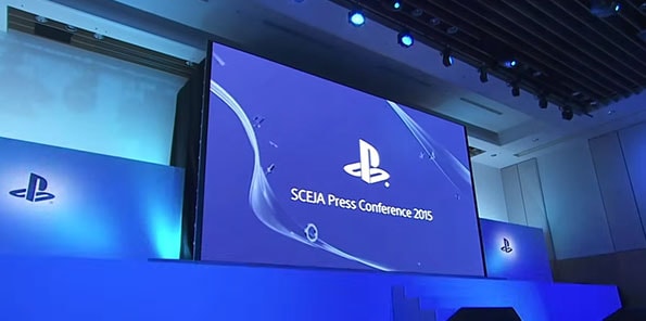 SCEJA Press Conference 2015の会場の様子