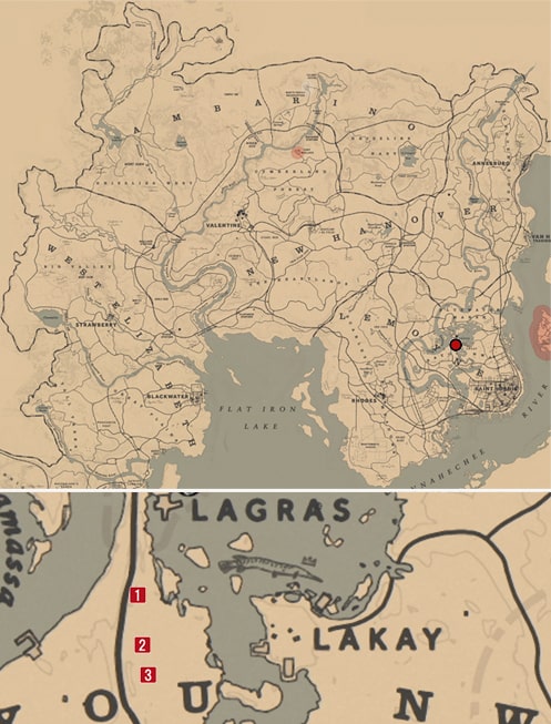 伝説の雄ワニの居場所マップ