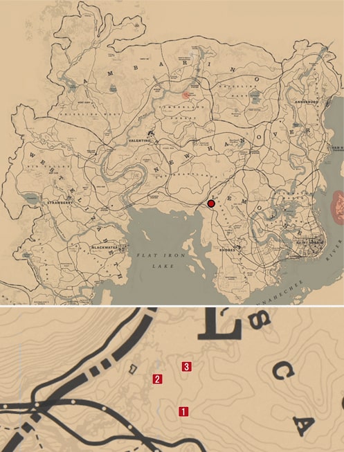 伝説のコヨーテの居場所マップ