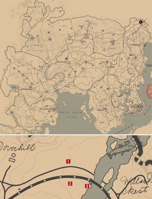 伝説のヘラジカの居場所マップ