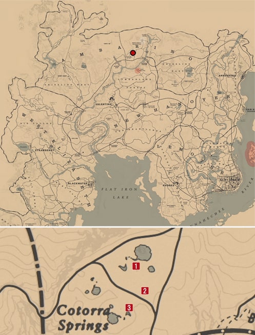 伝説の狼の居場所マップ