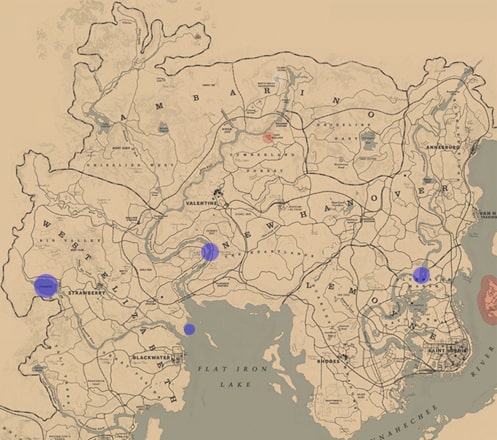クサリカワカマスの居場所マップ