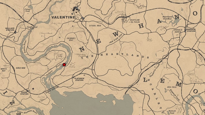 伝説のクサリカワカマスの居場所マップ