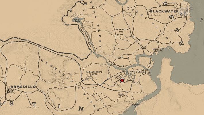 伝説のアカヒレカワカマスの居場所マップ