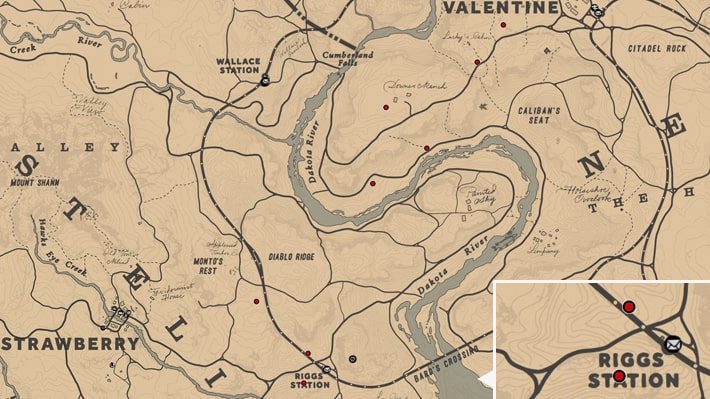 ブラックベリーの入手場所のマップ
