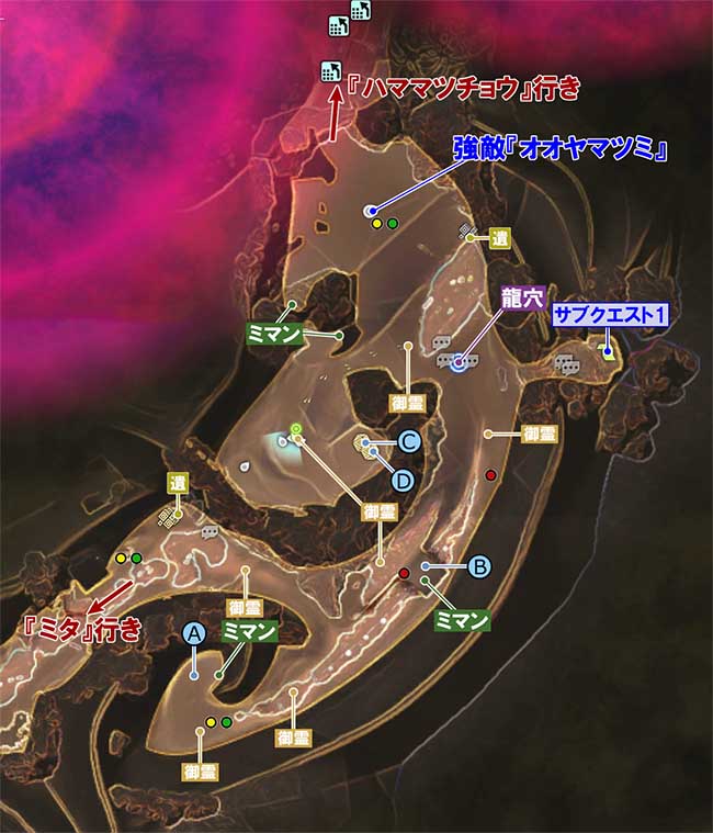 魔界『シバ』のマップ