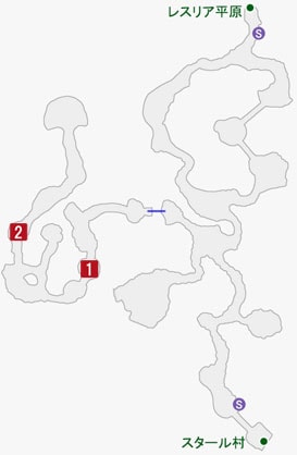 バット・バッド・ラックの居場所のマップ