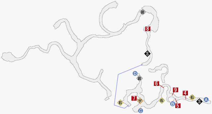 霊峰レイフォルクの攻略マップ