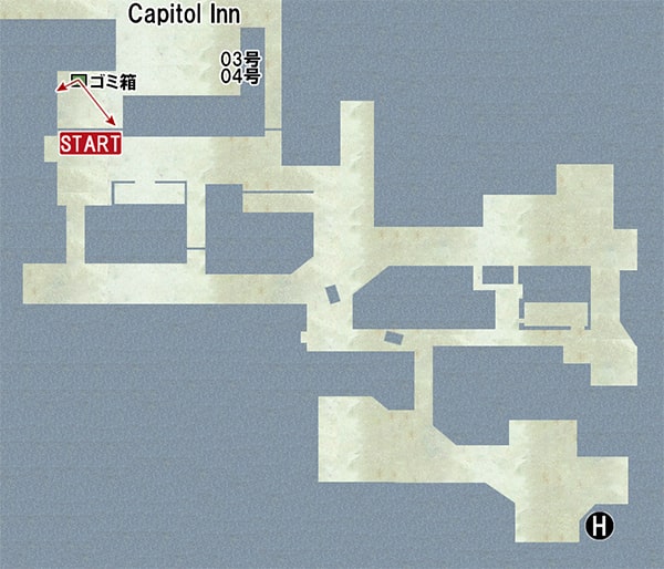 Map H：銀行の場所