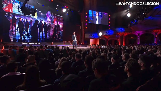 Ubisoft E3 2019 ConferenceのWatch Dogs Legionのステージ紹介